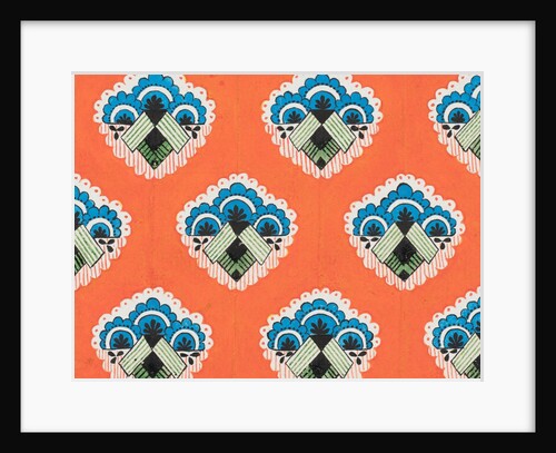 Design for wallpaper by Heussner & Co