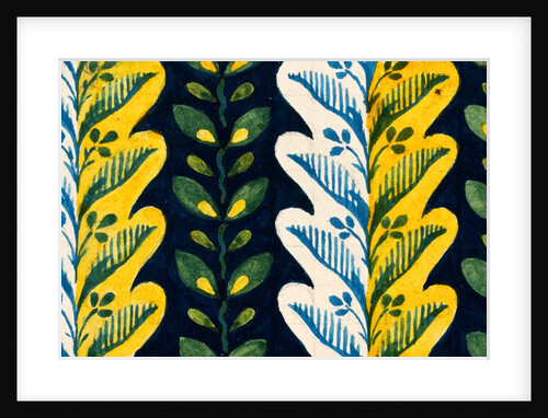 Design for a wallpaper pattern by Heussner & Co.