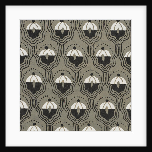 Design for wallpaper by Heussner & Co