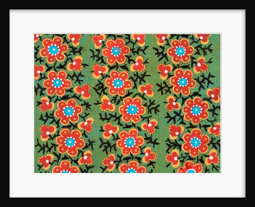 Design for a wallpaper pattern by Heussner & Co.