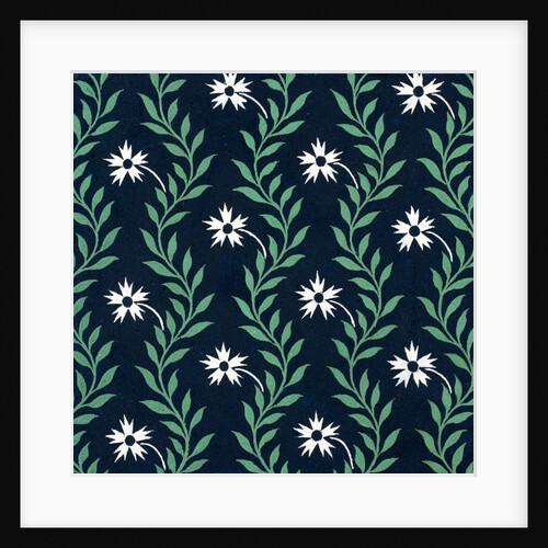 Design for a wallpaper pattern by Heussner & Co.