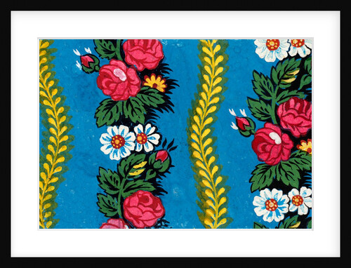 Design for a wallpaper pattern by Heussner & Co.