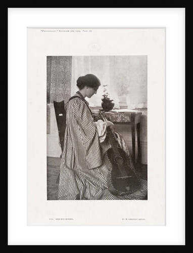 Miss May Morris by W. Smedley Aston
