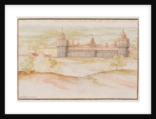 Nonsuch Palace from the South by Joris Hoefnagel
