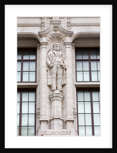 William Morris, statue of the artist and designer, V&A Museum by Arthur George