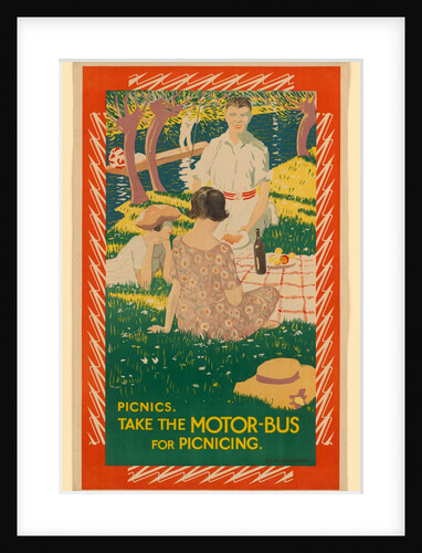 Take The Motor-Bus For Picnicing by Christopher Richard Wynne Nevinson
