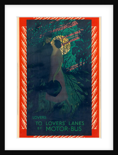 Lovers To Lovers' Lanes By Motor Bus by Christopher Richard Wynne Nevinson