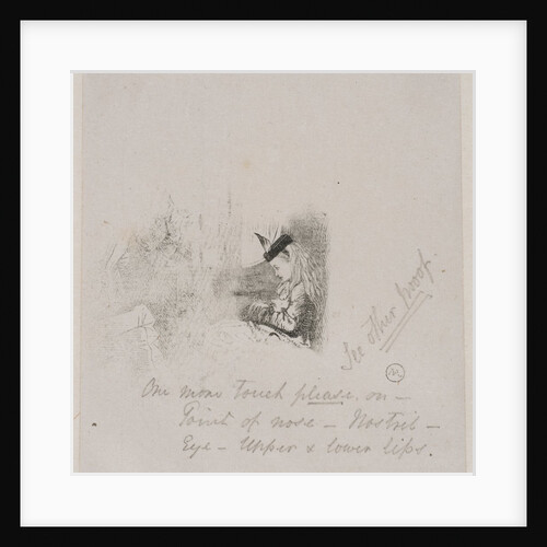 Alice in the train by Dalziel Brothers