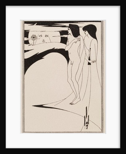 The Woman in the Moon by Aubrey Beardsley