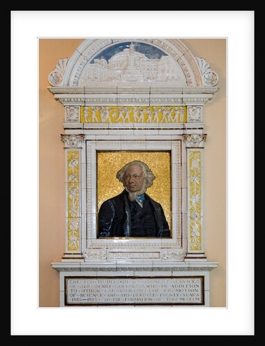 Memorial to Henry Cole on the Ceramic Staircase, Victoria and Albert Museum, London by Anonymous