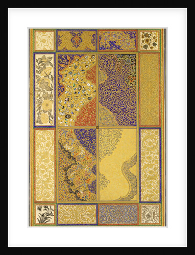 16 panels of decoration by Anonymous