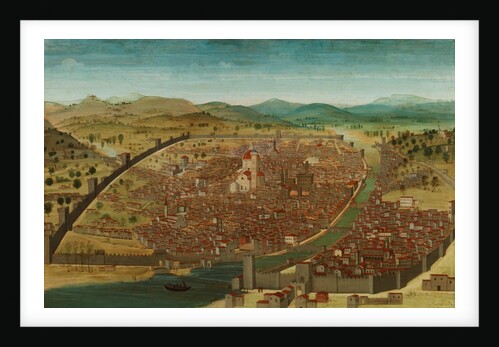 View of Florence from the South West by Francesco Rosselli