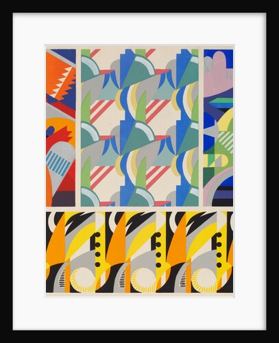 Plate from Kaleidoscope, ornements abstraits by Ad. Verneuil