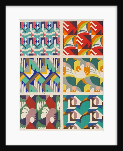 Plate from Kaleidoscope, ornements abstraits by Ad. Verneuil