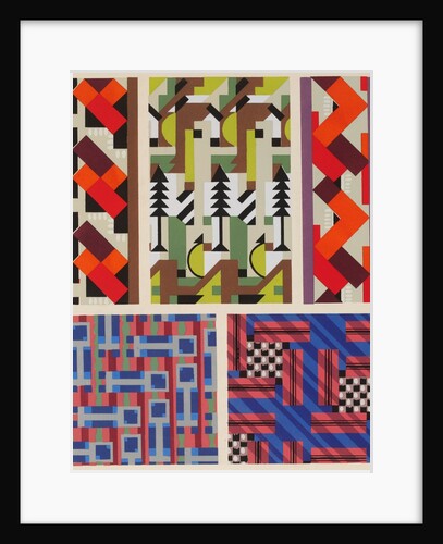 Plate from Kaleidoscope, ornements abstraits by Ad. Verneuil