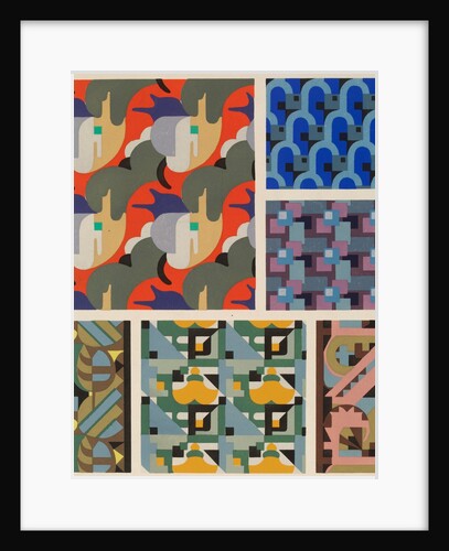 Plate from Kaleidoscope, ornements abstraits by Ad. Verneuil