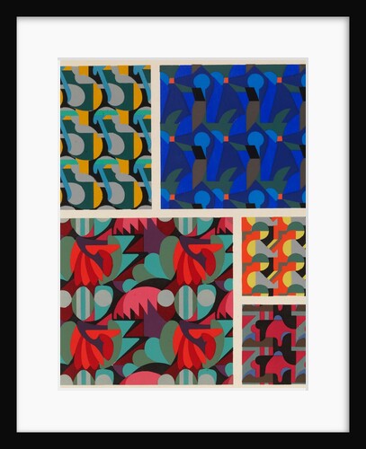 Plate from Kaleidoscope, ornements abstraits by Ad. Verneuil