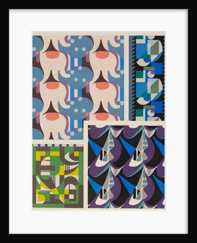 Plate from Kaleidoscope, ornements abstraits by Ad. Verneuil