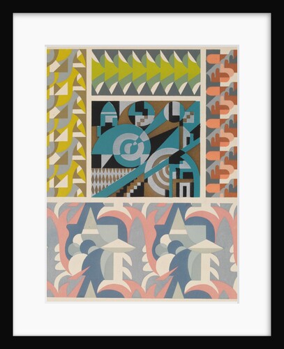 Plate from Kaleidoscope, ornements abstraits by Ad. Verneuil