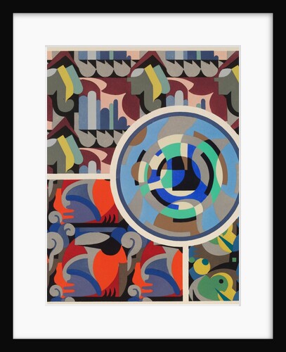 Plate from Kaleidoscope, ornements abstraits by Ad. Verneuil