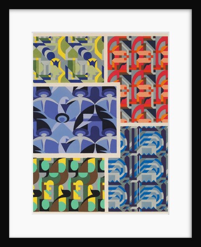 Plate from Kaleidoscope, ornements abstraits by Ad. Verneuil