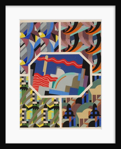 Plate from Kaleidoscope, ornements abstraits by Ad. Verneuil