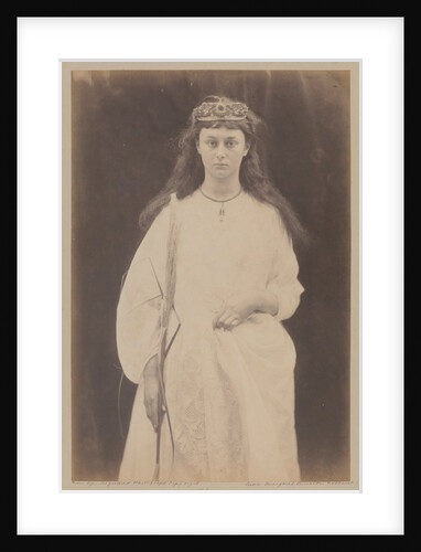 St. Agnes (sitter Alice Liddell) by Julia Margaret Cameron