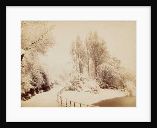 Snowfall in March, in Battersea Park by Paul Martin