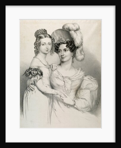 Victoria, Duchess of Kent and Queen Victoria, as princess by Richard James Lane
