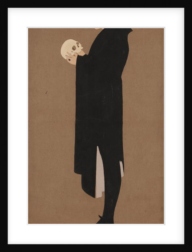 Poster advertising Shakespeare's Hamlet, by the Beggarstaff Brothers. Great Britain, 1894 by Beggarstaff Brothers