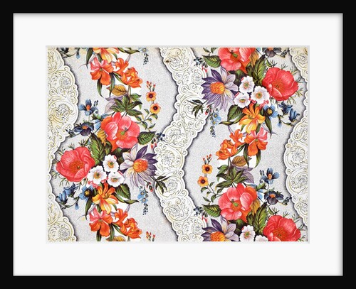 Furnishing fabric of roller-printed cotton by Anonymous