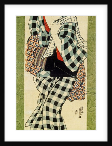 Woodblock print by Keisai Eisen