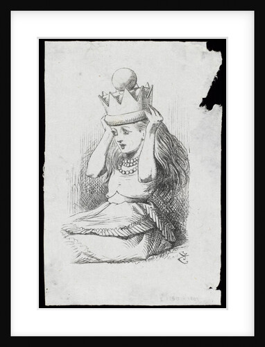 Alice with the crown by Dalziel Brothers