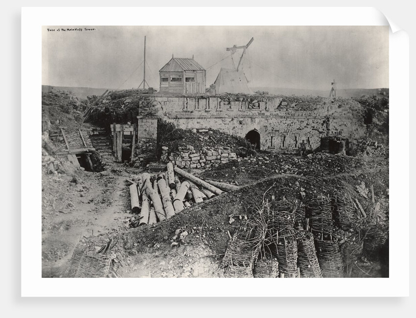 Base of the Malakoff Tower during the Crimean War by James Robertson