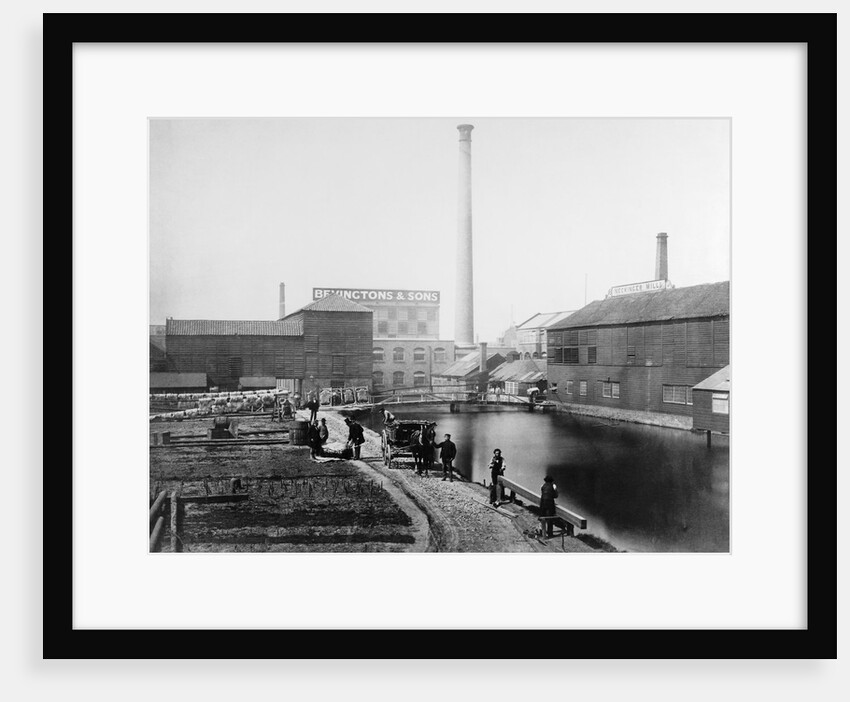 Neckinger Mills, Bermondsey South East by Geoffrey Bevington