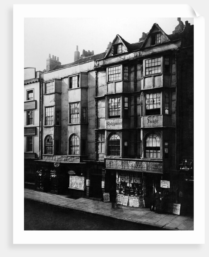 Shakespeare's house, Aldersgate Street, London by Unknown