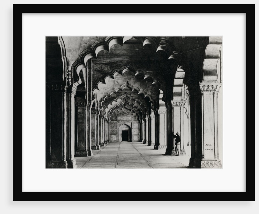 The Princess' Boudoir at the Delhi Fort by Samuel Bourne