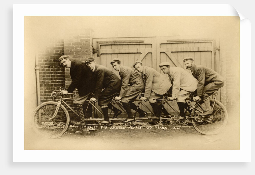 Bicycle made for six by Unknown