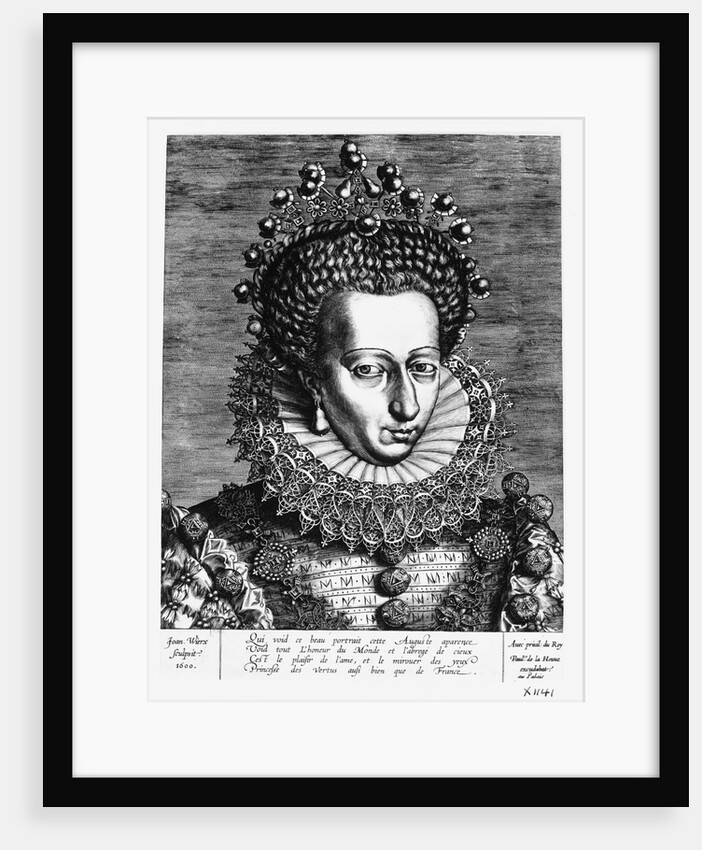 Chaterine de Bourbon by Jan Wierix