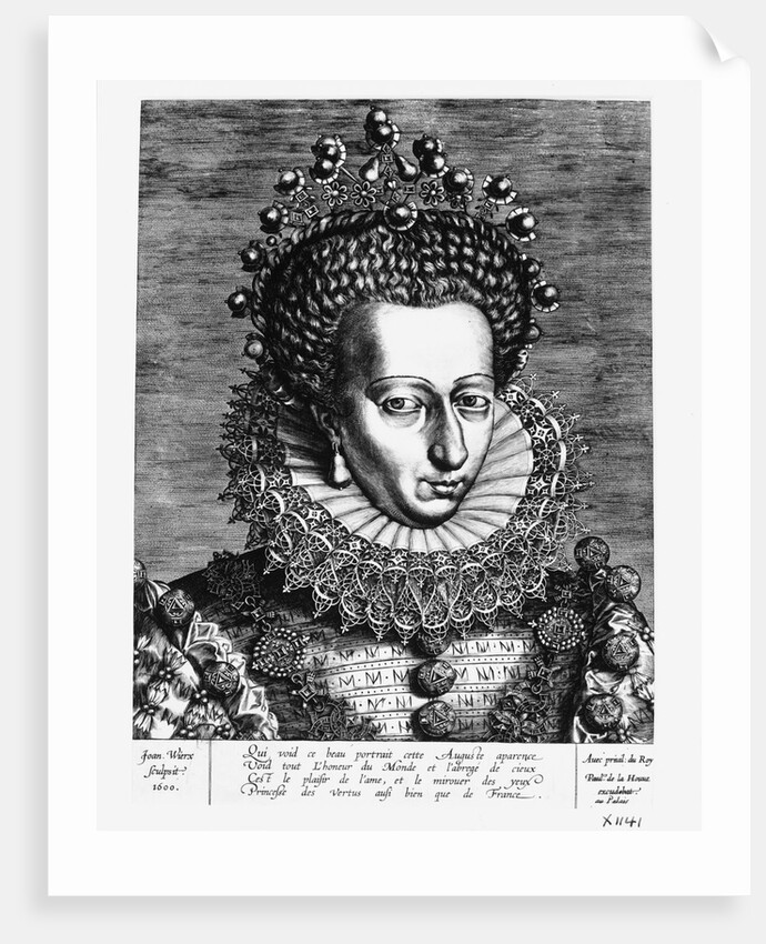 Chaterine de Bourbon by Jan Wierix