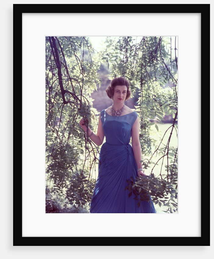 Princess Alexandra in the garden at Kensington Palace by Cecil Beaton