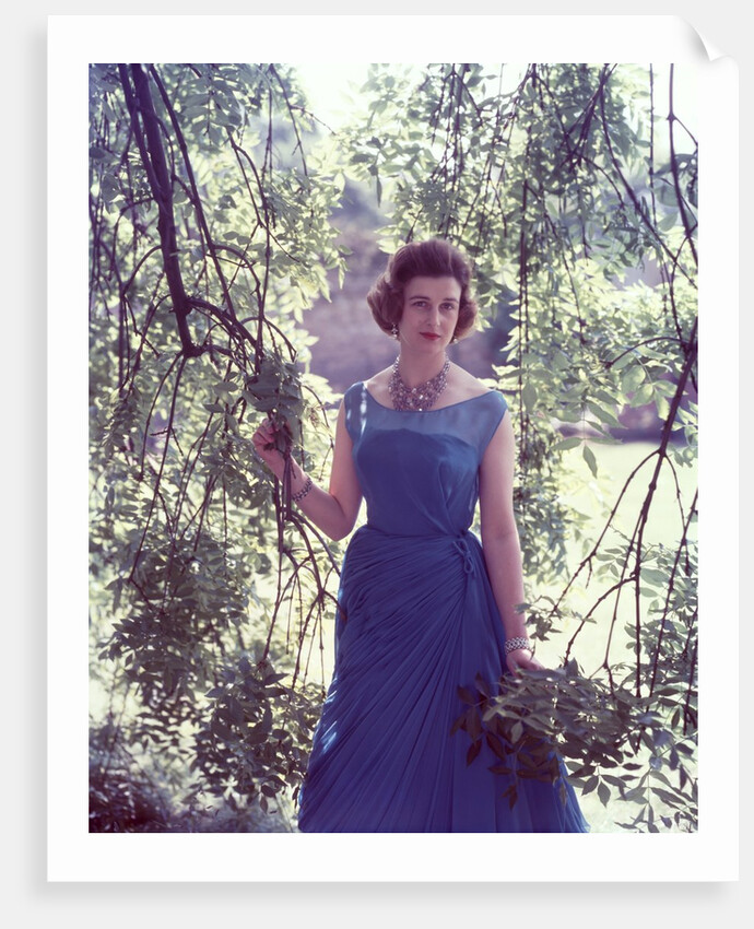 Princess Alexandra in the garden at Kensington Palace by Cecil Beaton