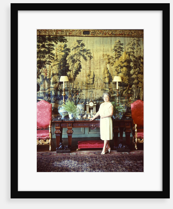 Queen Elizabeth, The Queen Mother, at Royal Lodge by Cecil Beaton