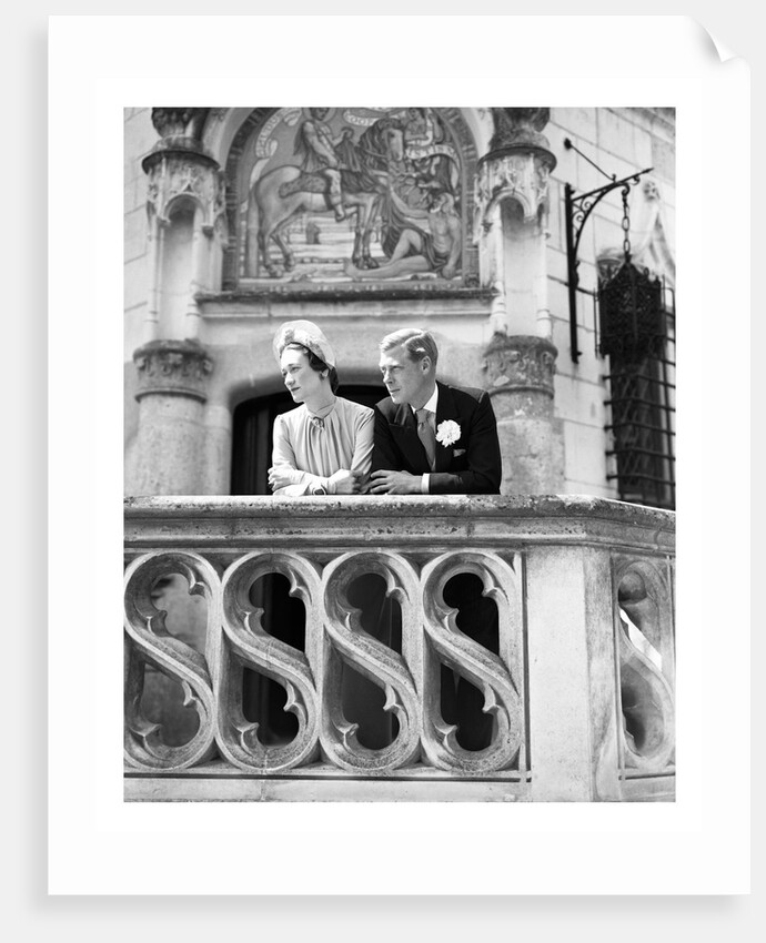 The Duke and Duchess of Windsor on their wedding day by Cecil Beaton