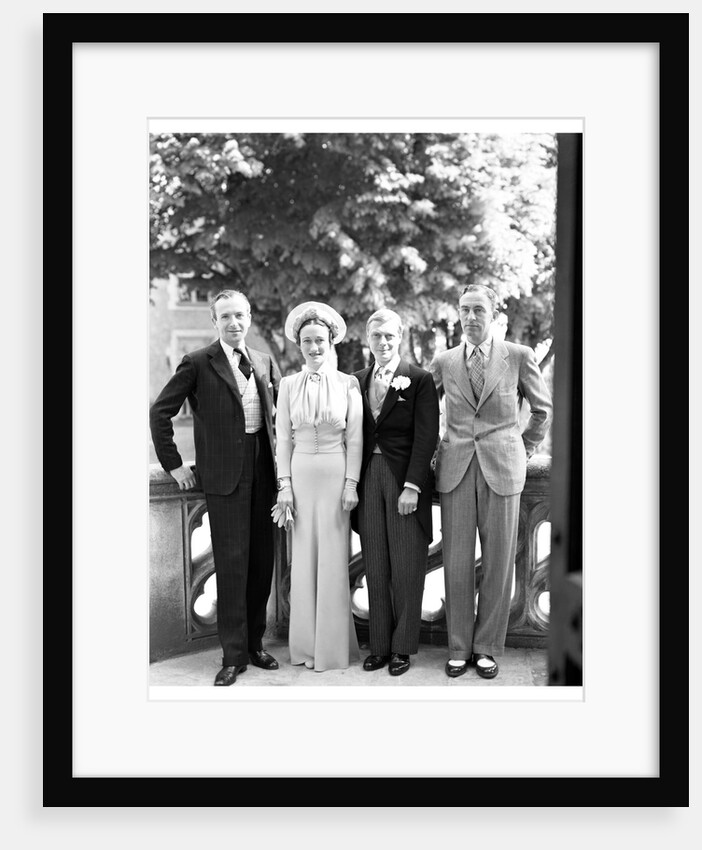 Duke and Duchess of Windsor, Cecil Beaton and Edward Dudley Metcalfe by Cecil Beaton