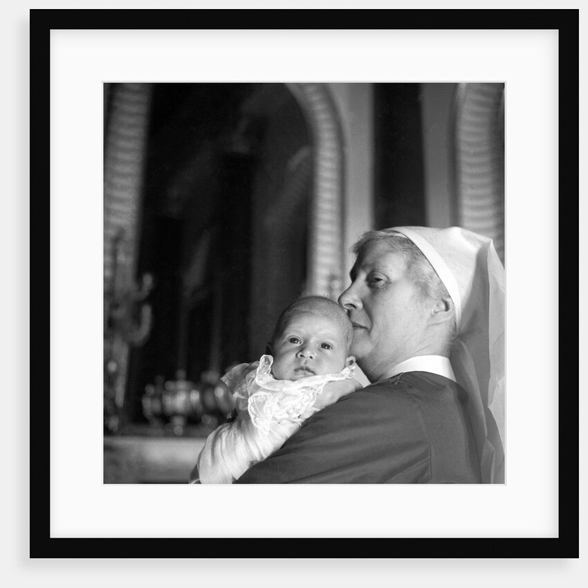 Prince Charles and his nurse by Cecil Beaton