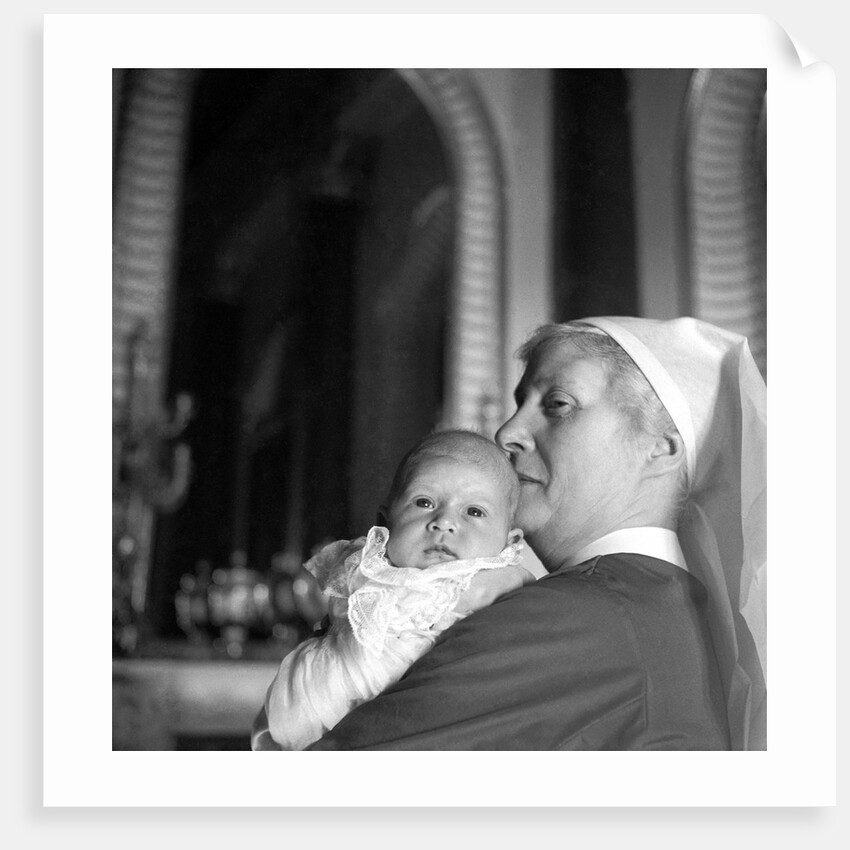 Prince Charles and his nurse by Cecil Beaton