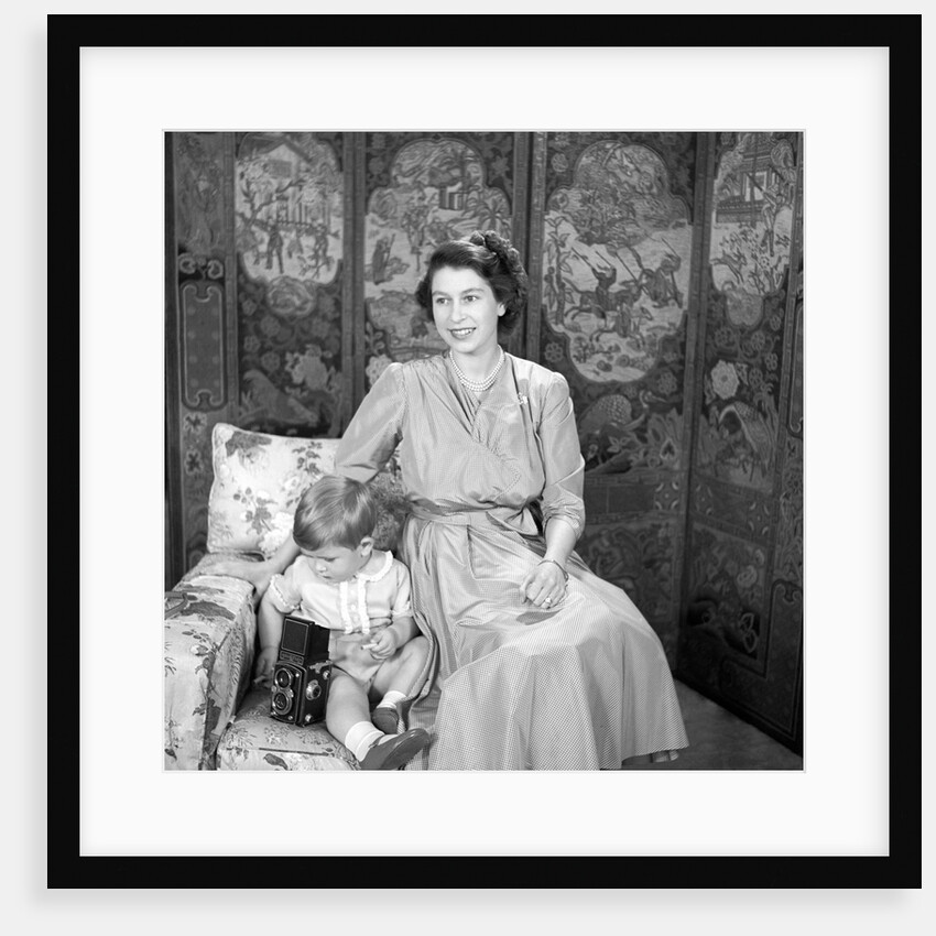 Princess Elizabeth and Prince Charles by Cecil Beaton