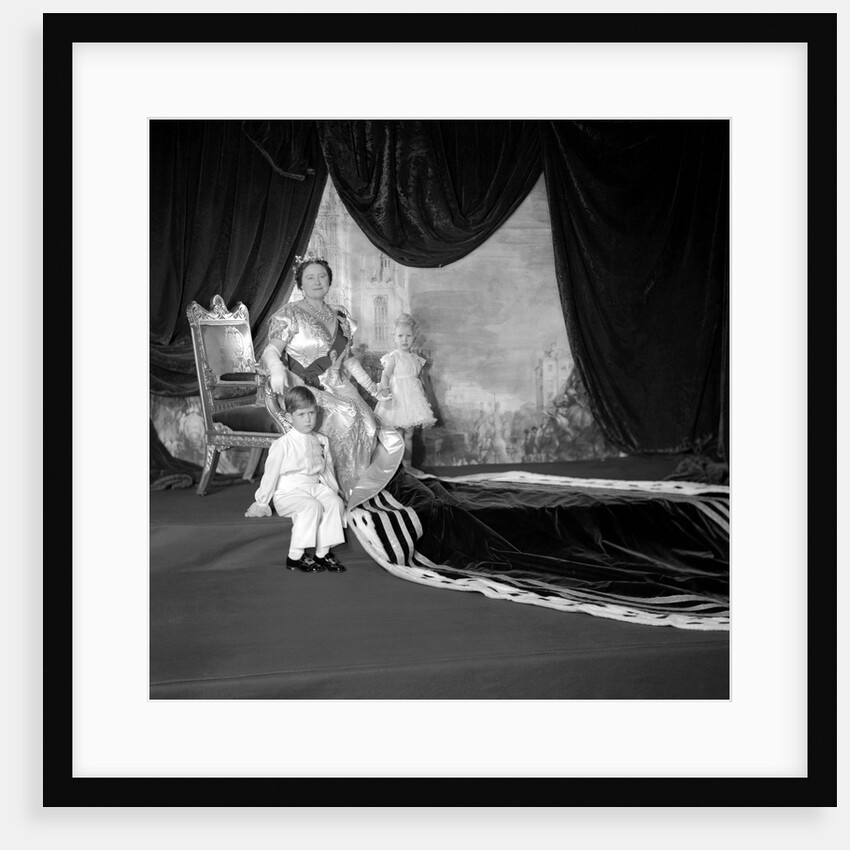 Queen Elizabeth, The Queen Mother, Prince Charles and Princess Anne by Cecil Beaton