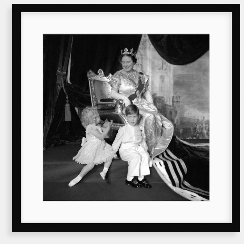 Queen Elizabeth, The Queen Mother, Prince Charles and Princess Anne by Cecil Beaton